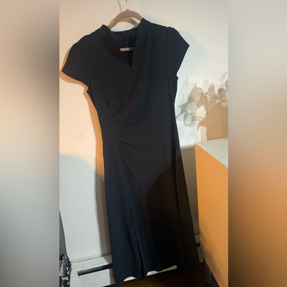 Armani Exchange Dark Blue Maxi Dress